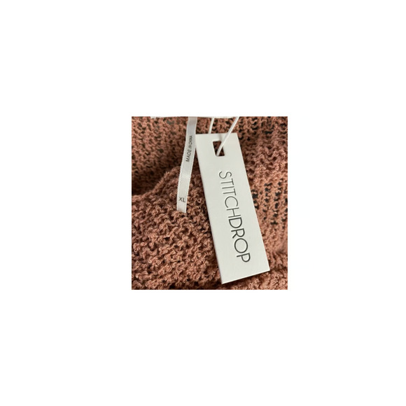 Stitchdrop cardigan women long sweater size XL Apricot Blush Combo A003580 - Picture 4 of 4